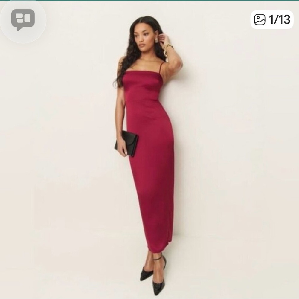 Reformation Frankie Dress in Rubies Red ❤️
